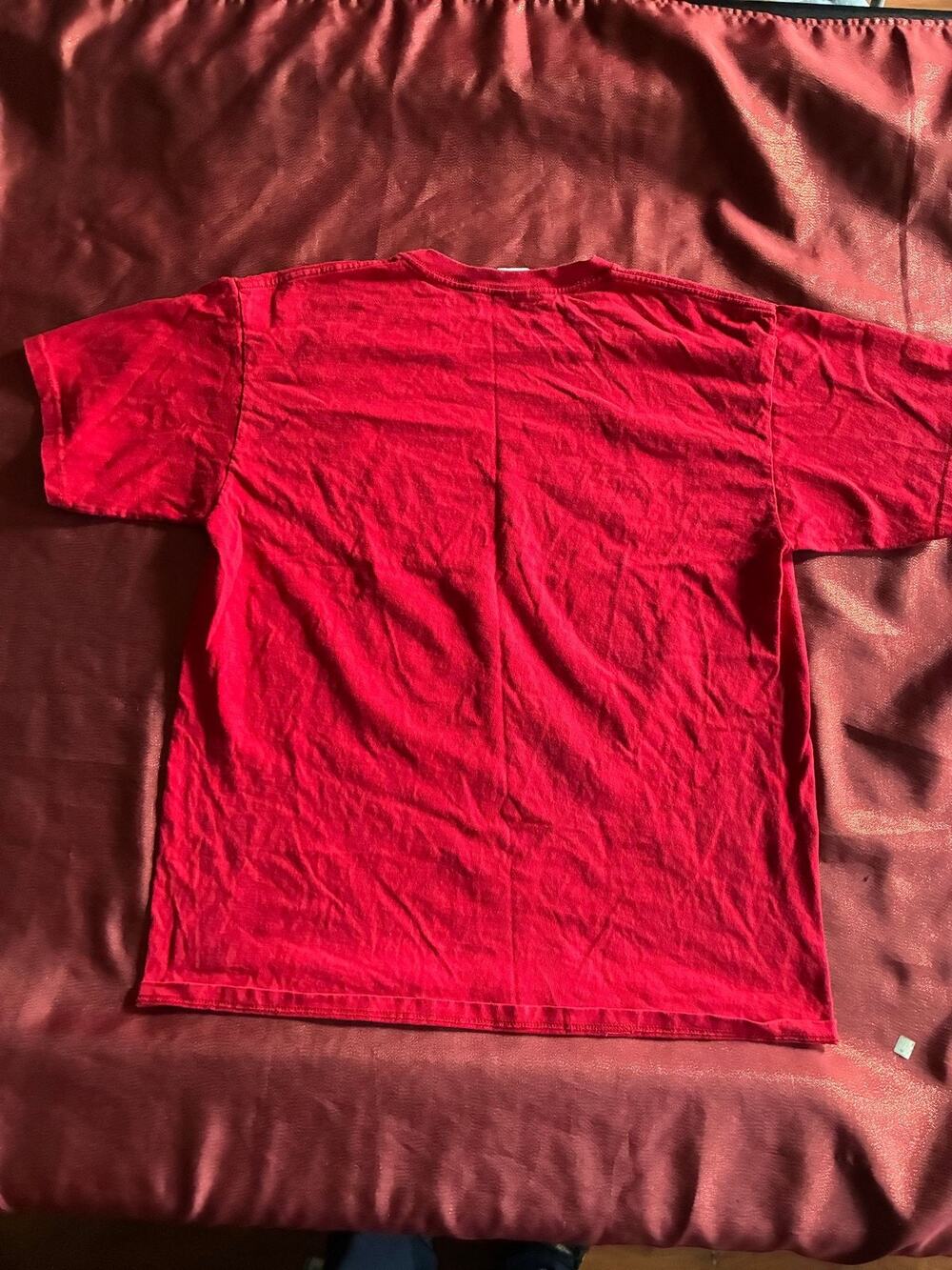 Yazbek Heavyweight T-Shirt Mens L Red Dominican Republic Tourist Graphic Tee